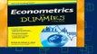 [Read] Econometrics For Dummies  Best Sellers Rank : #1