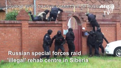 Russia raids rehab centre where addicts 'handcuffed to beds'