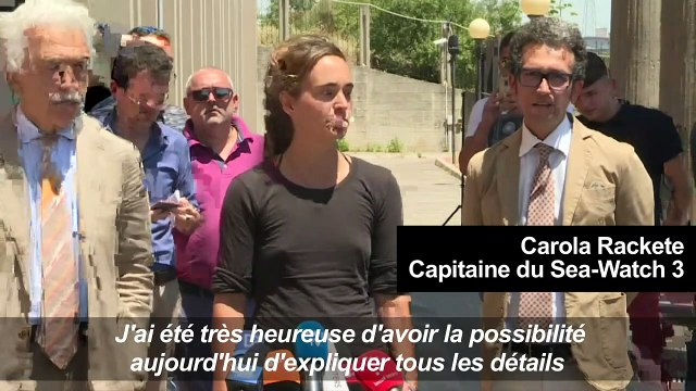 Migrants: Carola Rackete lance un appel à l'UE à agir
