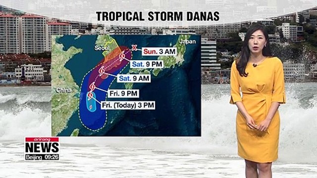 Heavy monsoon showers and Typhoon Danas to bring torrential rain 071919