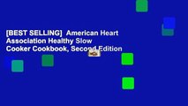 [BEST SELLING]  American Heart Association Healthy Slow Cooker Cookbook, Second Edition