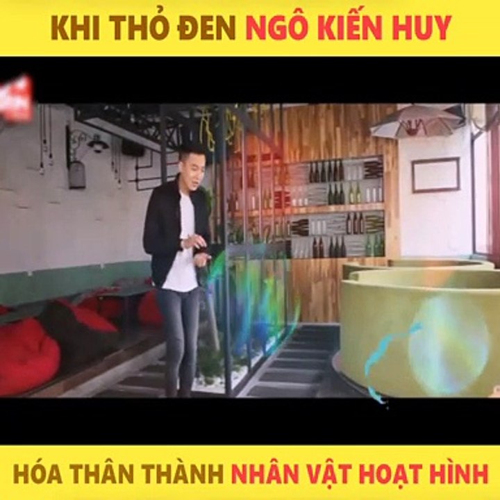 Khi thỏ đen Ngô Kiến Huy hóa thân thành nhân vật trong phim hoạt hình - YAN News