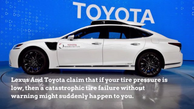Check Your Lexus And Toyota Tires