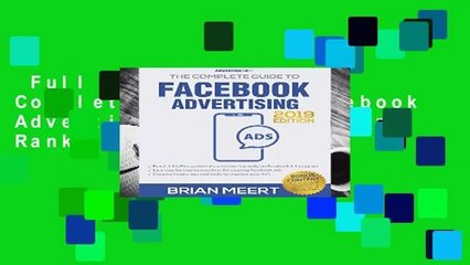 Full version  The Complete Guide to Facebook Advertising  Best Sellers Rank : #3