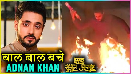 Adnan Khan aka Kabir DEADLY FIRE Stunt Video | Ishq Subhan Allah