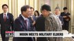 Pres. Moon to discuss state affairs with retired military officials