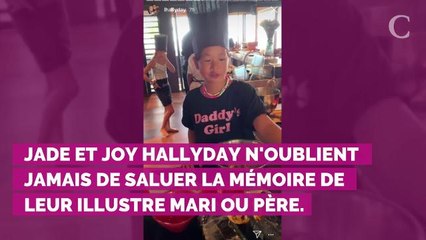 PHOTOS. Joy Hallyday : son clin d'oeil trop mignon à son père...