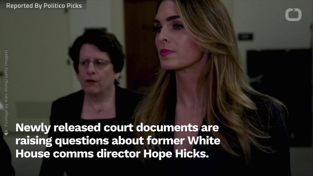 Did Hope Hicks Lie In Closed Congressional Interview?