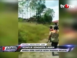 Sengketa Lahan, Warga Serbu Kantor Hutan Tanaman Industri