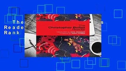 The Christopher Bollas Reader  Best Sellers Rank : #1