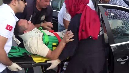 Pendik’te kontrolden çıkan araç beton bariyerlere çarptı: 1 yaralı