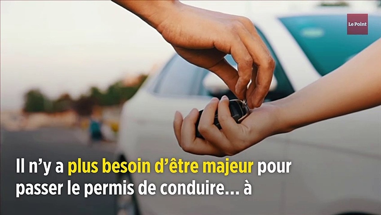 Le permis de conduire pourra être passé à 17 ans dès lundi