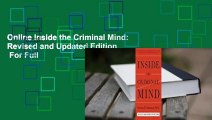 Online Inside the Criminal Mind: Revised and Updated Edition  For Full
