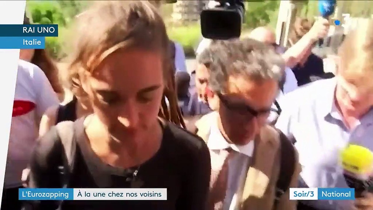 L'Eurozapping du Soir 3 : la capitaine du Sea-Watch 3 entendue en Italie
