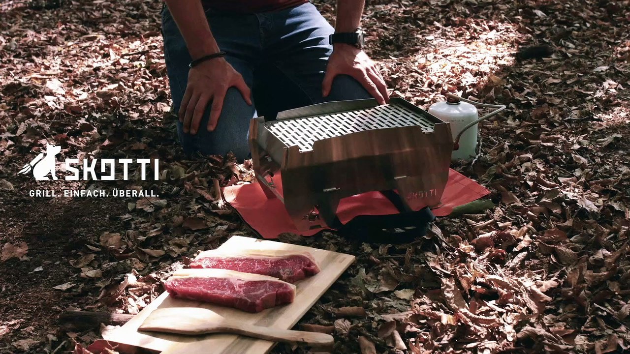 Skotti-Grill – der erste zerlegbare Gasgrill der Welt