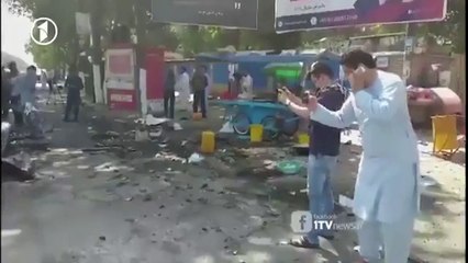 Afganistan'daki patlamadan ilk görüntüler