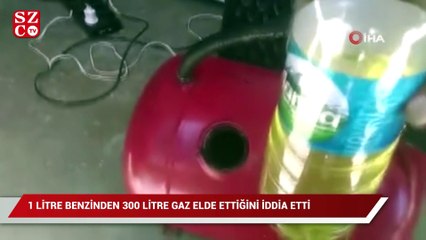 1 litre benzinden 300 litre gaz