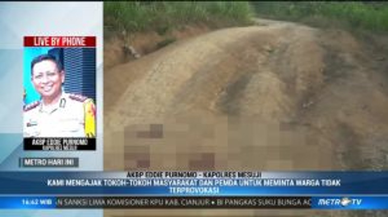 Kondisi Terkini Pascabentrok di Mesuji Berangsur Kondusif