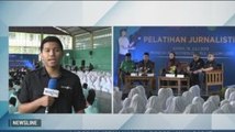 Metro TV Gelar Pelatihan Jurnalistik di Ponpes Daarul 'Uluum Lido Bogor