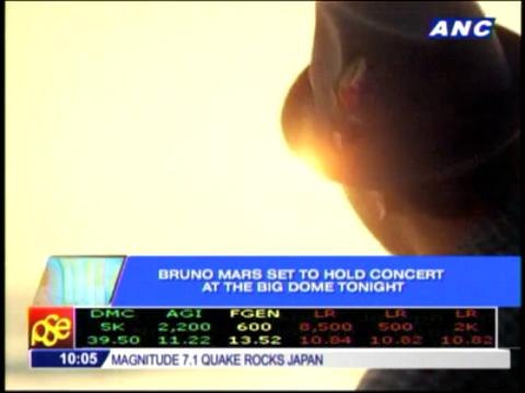 Bruno Mars sizzles in Cebu; Big Dome next