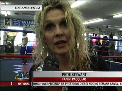 Guns N' Roses drummer visits Pacquiao training