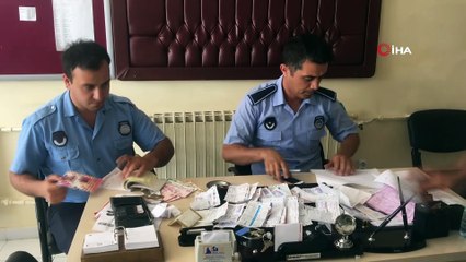 Dilencinin taktiği zabıtaları şaşkına çevirdi