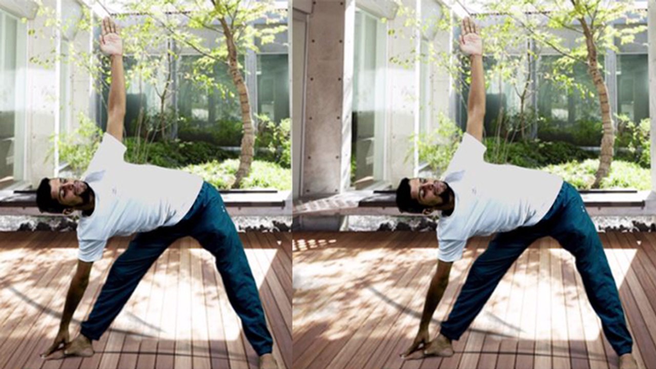 Yoga to get Hips and thighs in Shape | उत्तीथा त्रिकोणासन से शेप में आएंगे जांघ - हिप्स | Boldsky