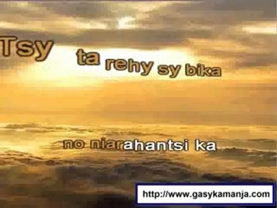 Karaoke gasy Mahery ny fitia - Rija et lalatiana