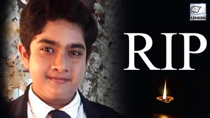 Sasural Simar Ka Child Artist Shivlekh Passes Away In Raipur