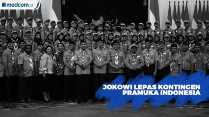 Presiden Lepas Kontingen Pramuka ke Jambore Sedunia