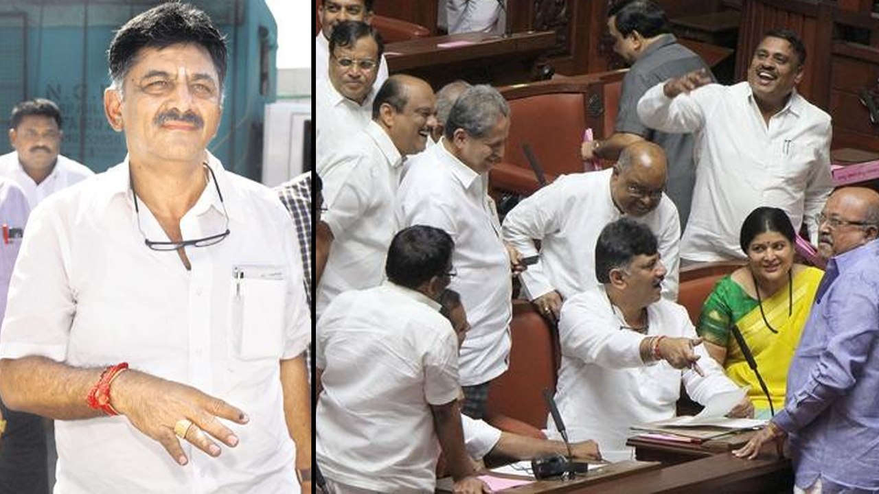 రెబల్ MLAలు సంకీర్ణ ప్రభుత్వానికి మద్దతు ఇవ్వాలన్నDK శివకుమార్ | MLAs Should Not Fell Into BJPs Trap