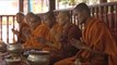 Thai monks wear robes made from recycled plastic to help the environment