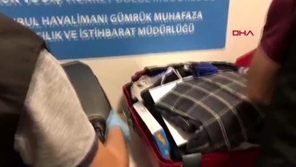 İSTANBUL-İSTANBUL HAVALİMANI'NDA ÇOK SAYIDA SİLAH PARÇASI ELE GEÇİRİLDİ