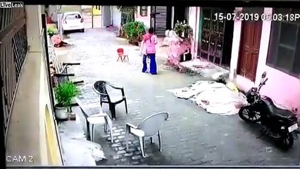Sauvé d'une électrocution par une mamie et un bâton !