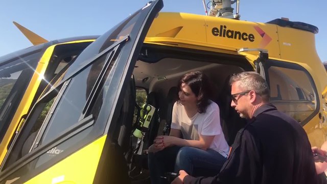 Obras del Canal de Isabel II en el Paseo de la Castellana