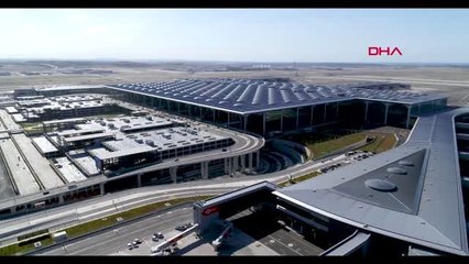 İSTANBUL HAVALİMANI'NIN SON HALİ HAVADAN GÖRÜNTÜLENDİ