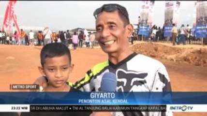 Antusiasme Penonton MXGP Race of Asia di Semarang