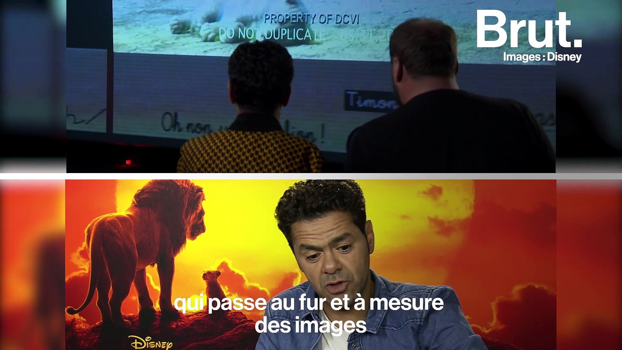 Interview Brut : Jamel Debbouze, la voix de Timon dans Le Roi Lion