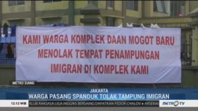 Warga Daan Mogot Baru Tolak Pencari Suaka Ditampung di Jakbar
