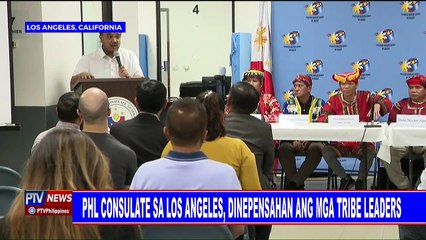 PHL consulate sa Los Angeles, dinepensahan ng mga tribe leaders