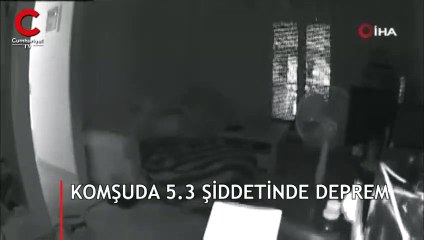 Komşuda 5,3 şiddetinde deprem