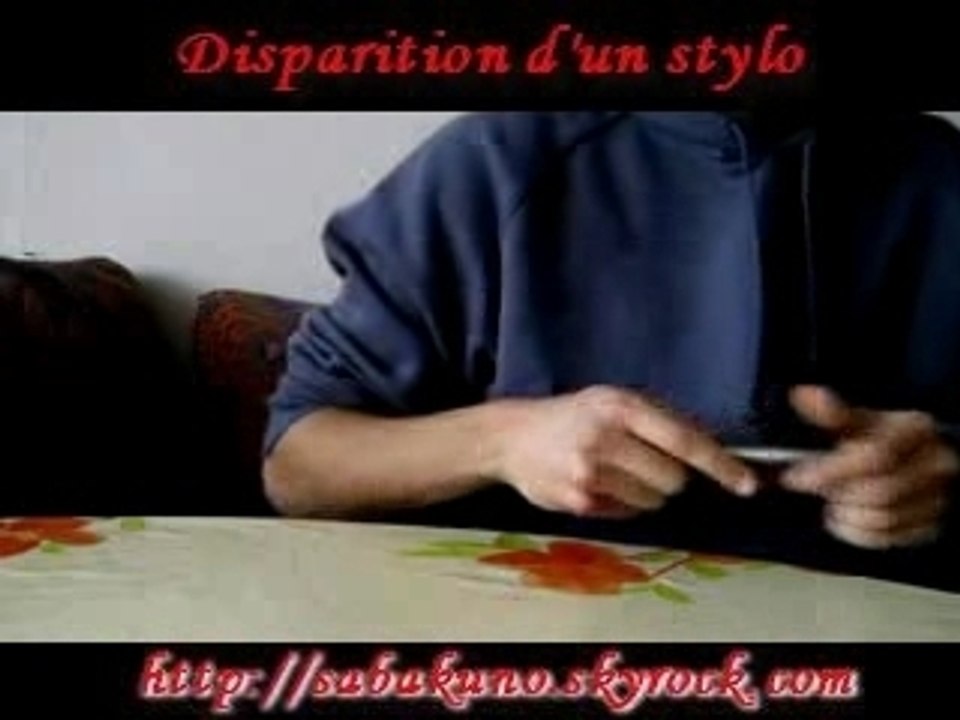 Magie : disparition d'un stylo