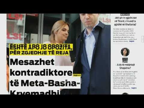Ora juaj, Shtypi i ditës: Mesazhet kontradiktore të Meta-Basha-Kryemadhi