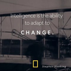 Nat Geo - Stephen Hawking "CHANGE"