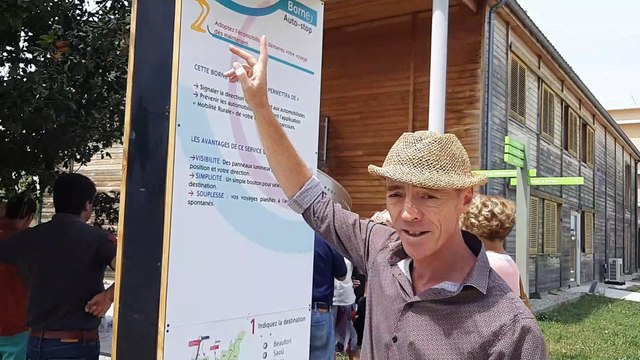 Des bornes auto-stop connectées vont être déployées par la communauté de communes Val de Drôme