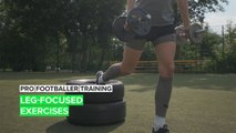 Pro Footballer Training: Leg-Focused Exercises