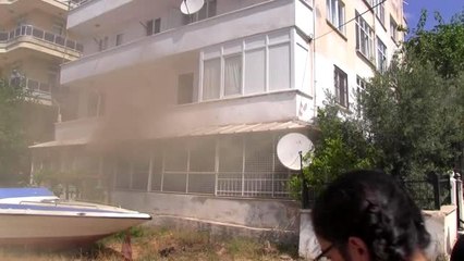 Didim'de ev yangını