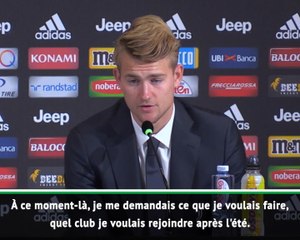 Juventus - De Ligt a apprécié l'appel de Cristiano Ronaldo