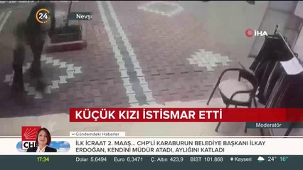 Küçük kızı istismar etti
