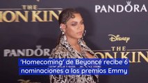 'Homecoming' de Beyoncé recibe 6 nominaciones a los premios Emmy